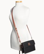 Pebble Grain East West Flap Crossbody - Image 15
