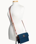 Pebble Grain East West Flap Crossbody - Image 33
