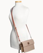 Pebble Grain East West Flap Crossbody - Image 19