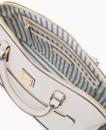 Saffiano Domed Zip Satchel - Image 26