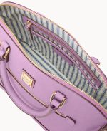 Saffiano Domed Zip Satchel - Image 17