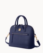 Saffiano Domed Zip Satchel - Image 19