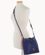 Lucca Leather Crossbody Drawstring - Image 25