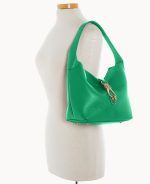 Lucca Leather Logo Lock Hobo - Image 33