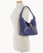 Lucca Leather Logo Lock Hobo - Image 45