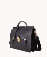 Alto Double Gusset Buckle Briefcase - Image 7