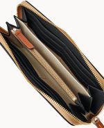Pebble Grain Large Zip Around Wristlet - Image 21