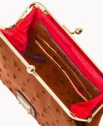 Ostrich Large Framed Purse - Image 17